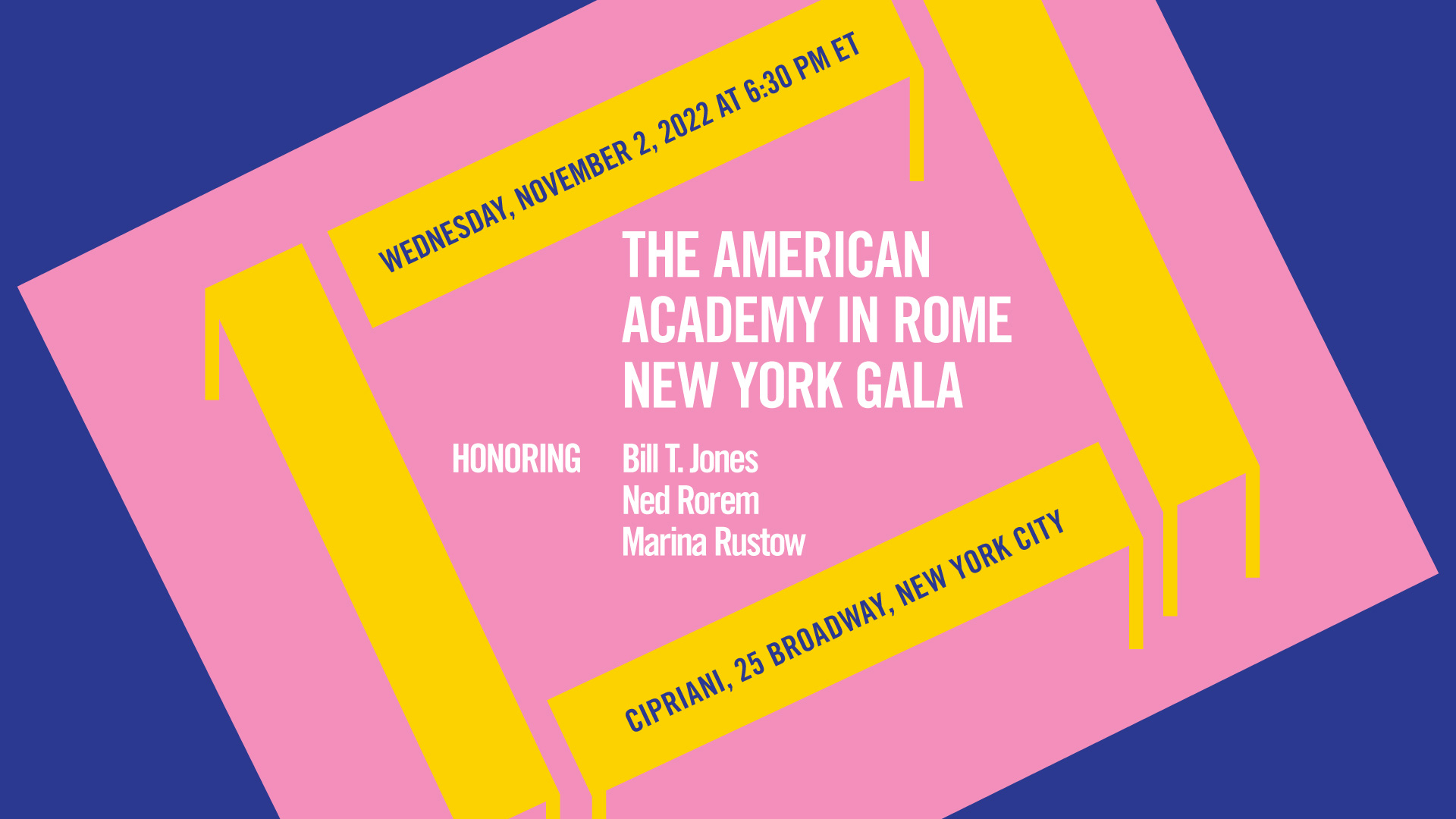 2022 New York Gala | American Academy in Rome