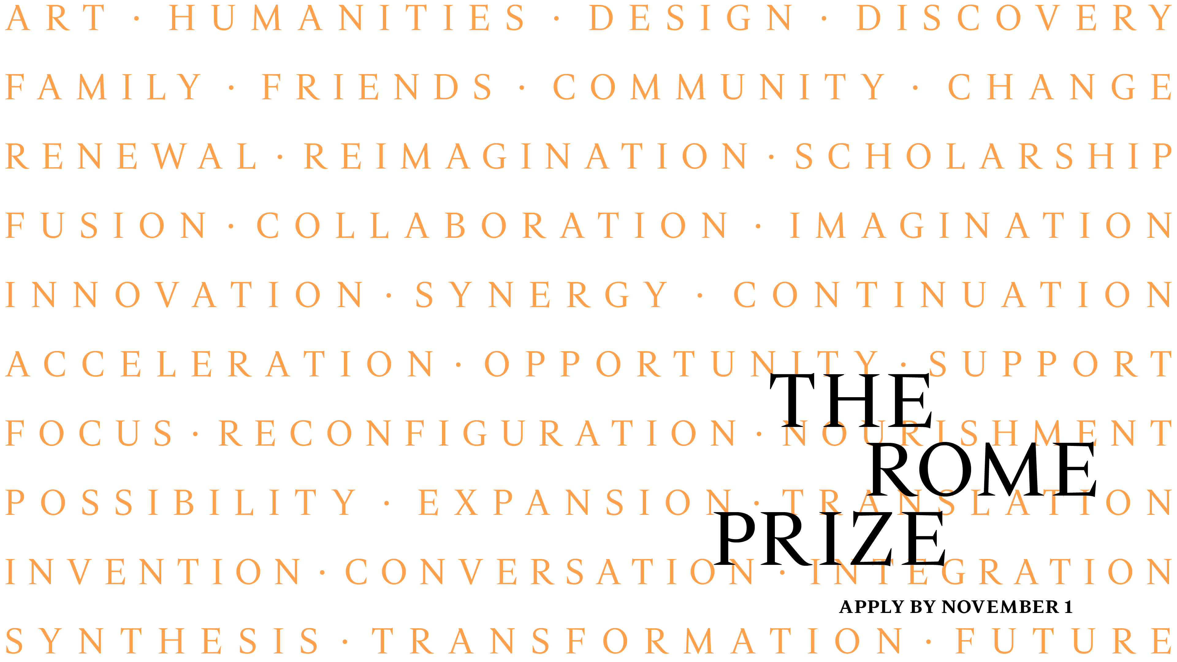 Rome Prize Information Session: Online | American Academy in Rome