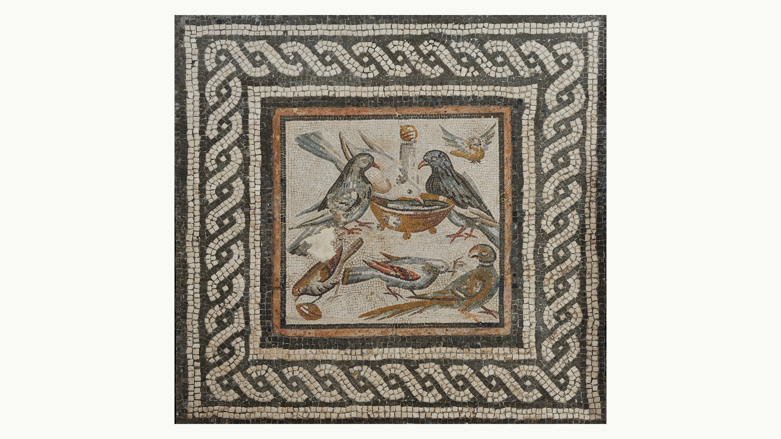 Roman mosaic panel, Museo Ostiense