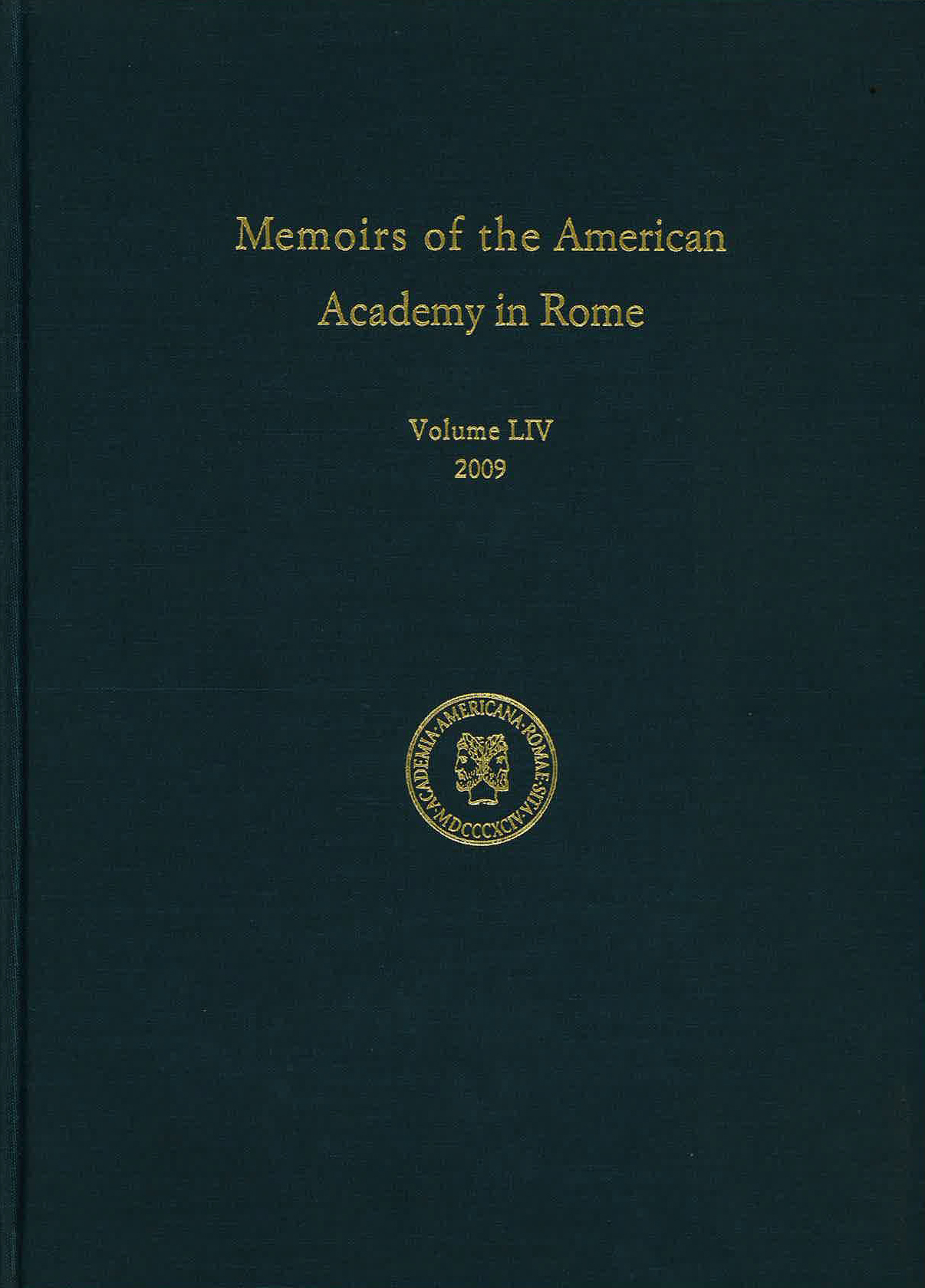 Memoirs volume 54 - book cover Memoirs volume 54 - book cover