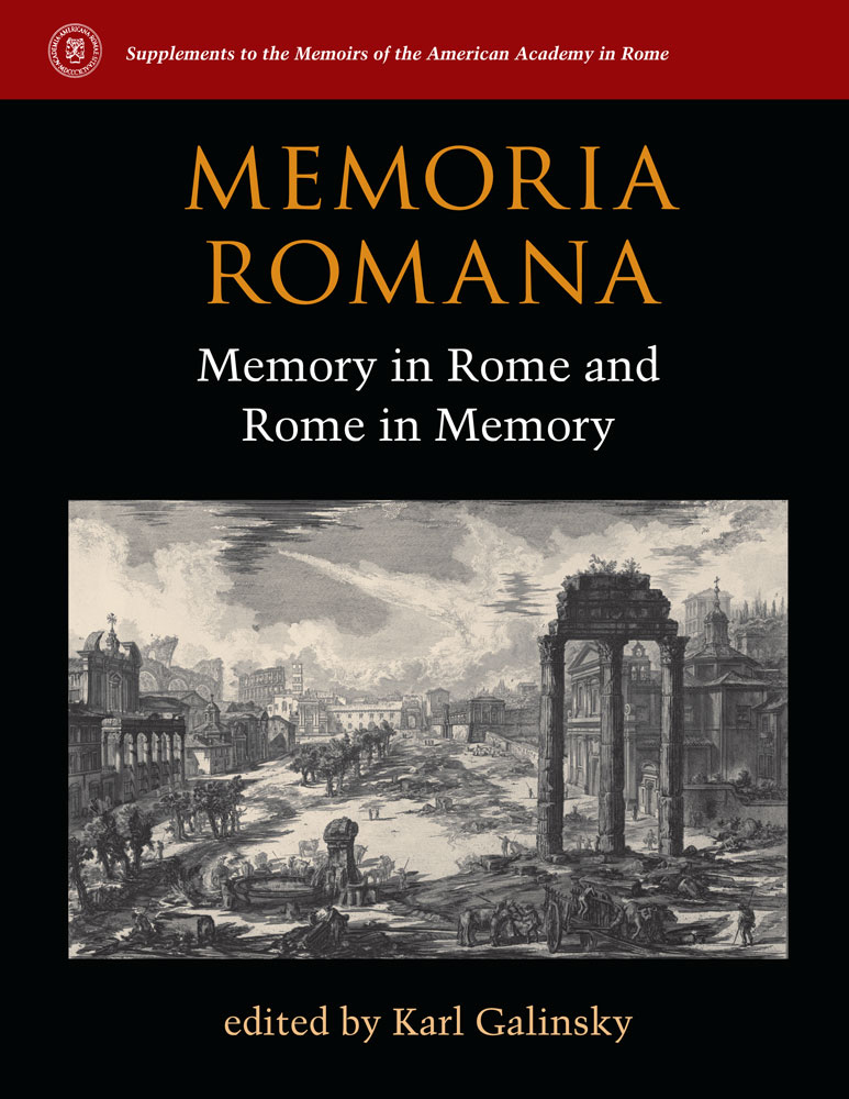 Memoria Romana - book cover Memoria Romana - book cover