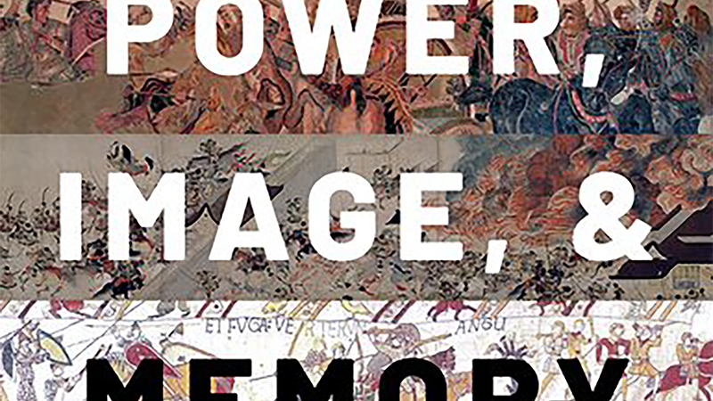 Detail of a book cover with the title partially visible; the words are Power Image &amp; Memory