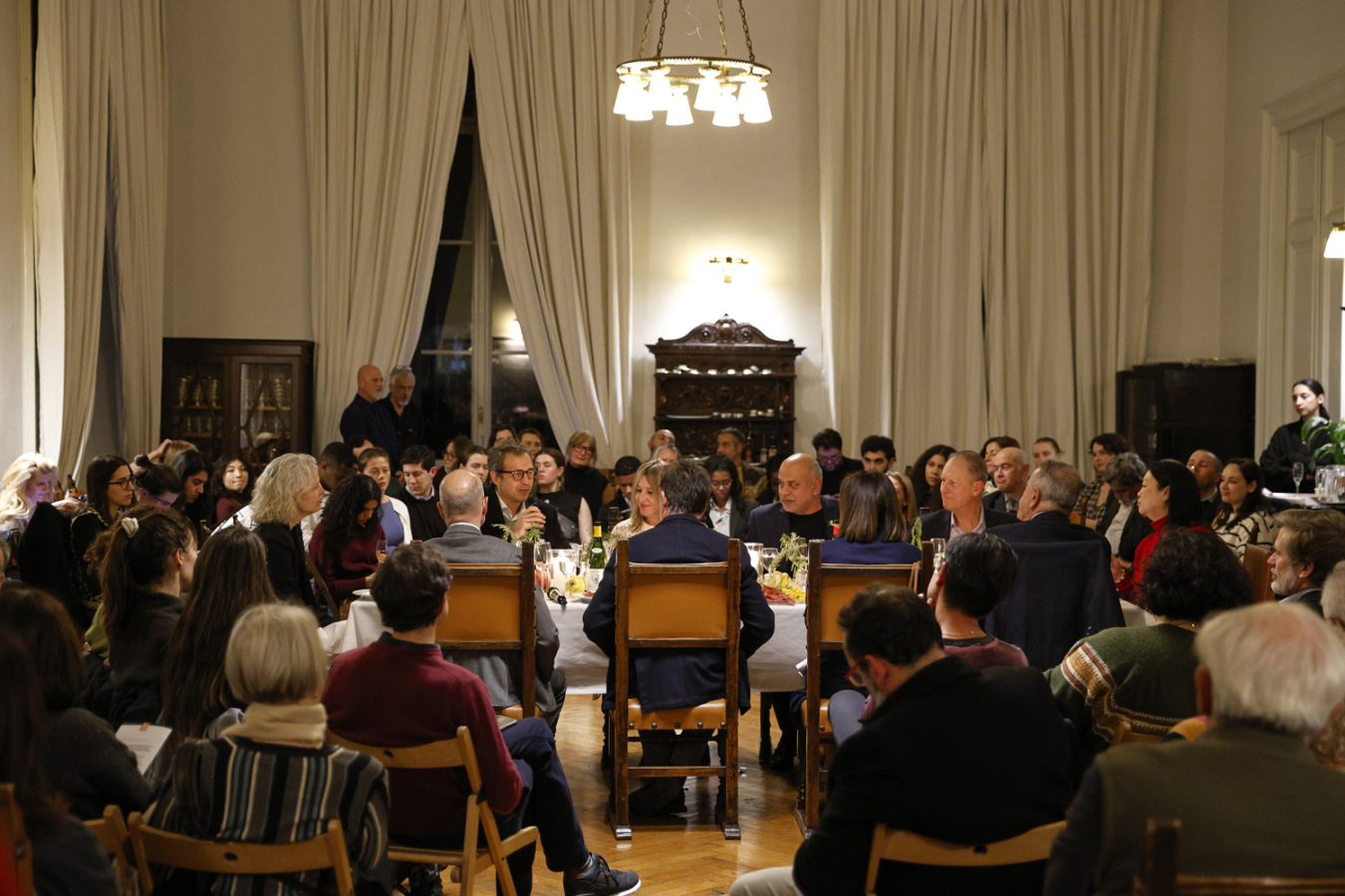 The Dinner Table during the Conference ‘Food at the Nexus of Tradition, Territory and Culture’. Photo by Gianni Franzino.